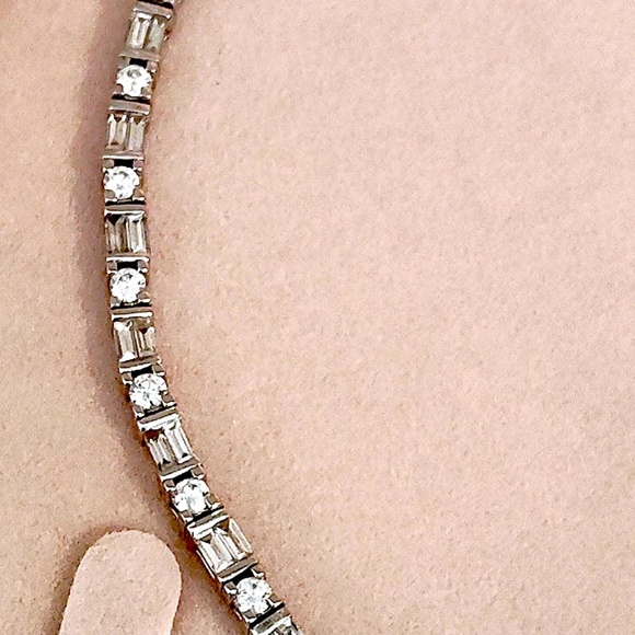 Custom Made Diamond Necklace 18" (98 Diamonds) approximate 10 Carats/36gr. VS1/2 - Picture 7 of 16